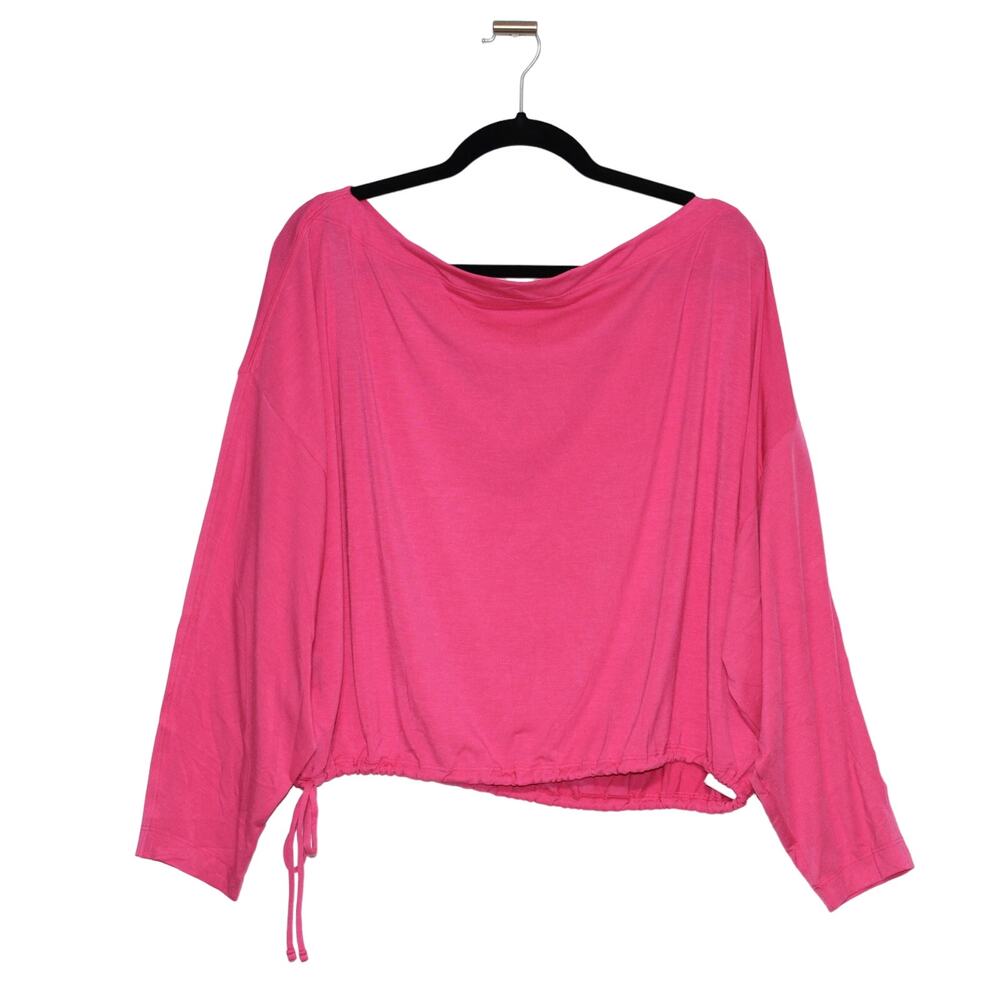 Athleta Cool Down Top In Tulip Pink Size XL NWT